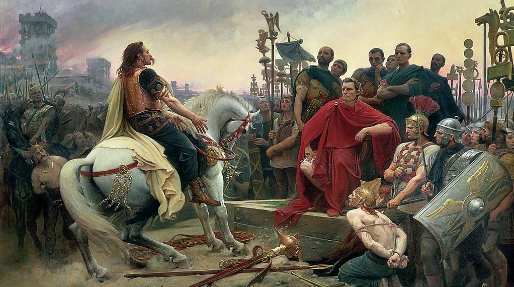 Siege d'alesia, Vercingetorix Jules Cesar