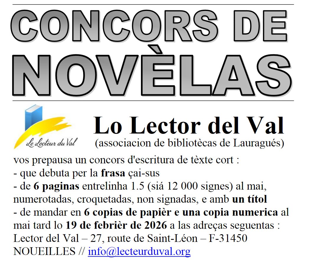 Lector de la Val 2026