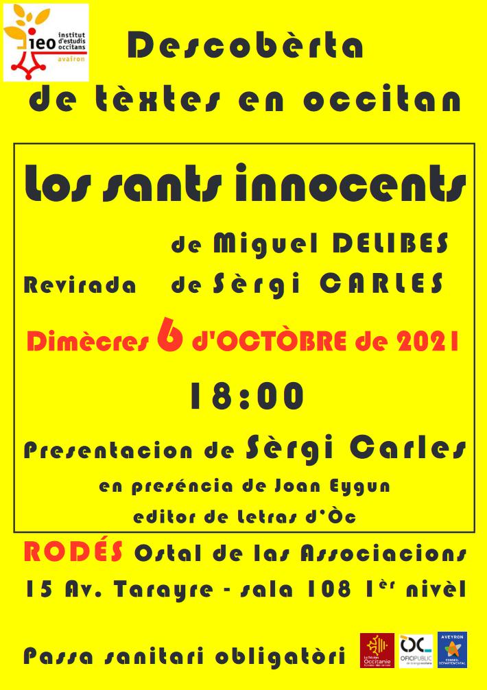 Presentacion a Rodés de Los sants innocents
