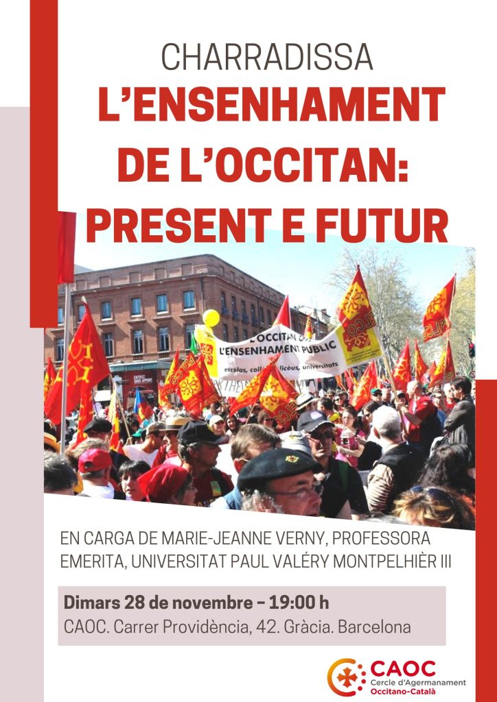 L’ensenhament de l’occitan : Present e futur