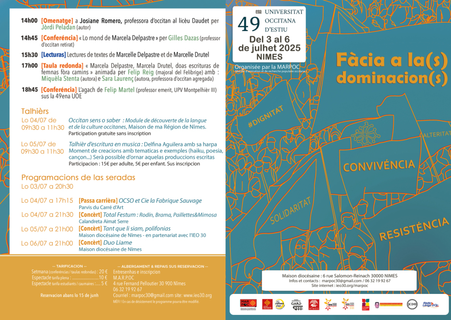 Universitat Occitana d’Estiu 2025