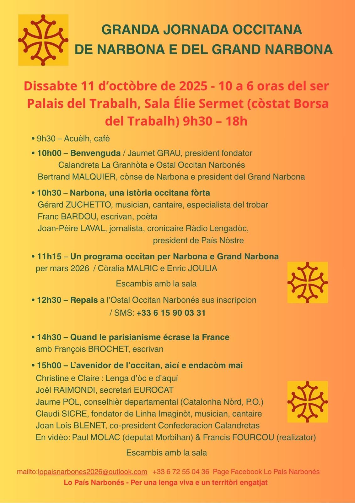 Jornada occitana, Narbona, 2025